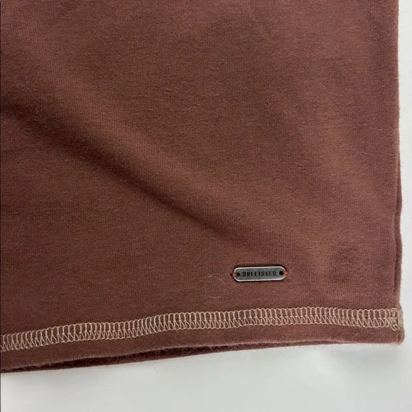 Hollister baby tee brown - Picture 3 of 8